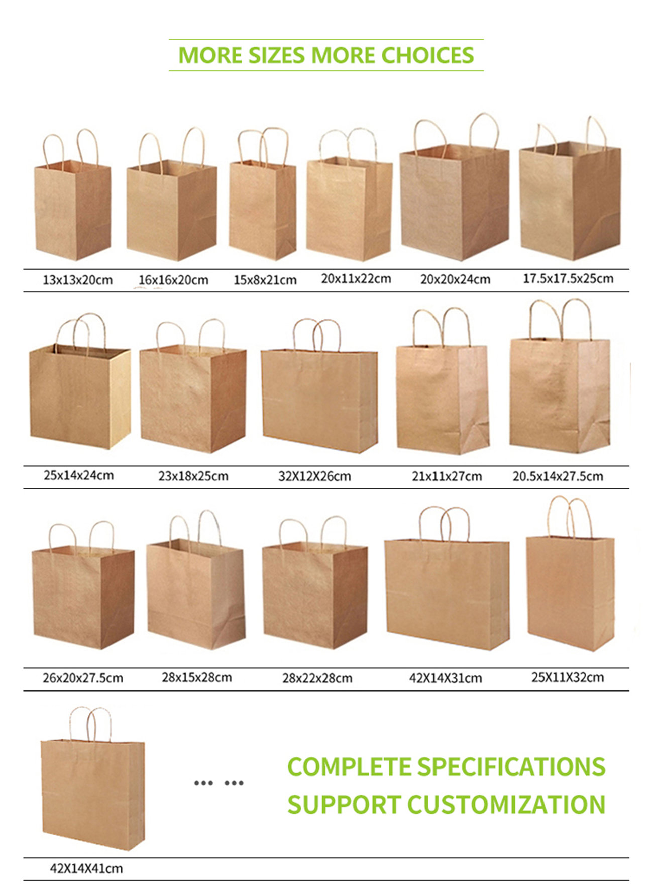 Customizable Printing Logo Kraft Paper Gift Craft Shopping Paper Bag with Handle011